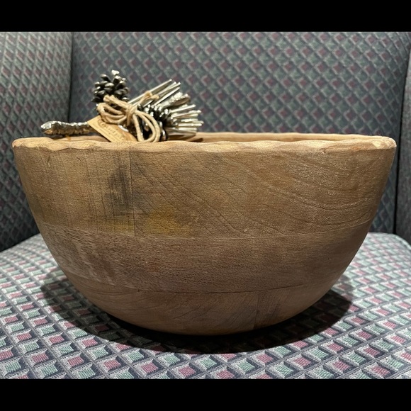 Mud Pie Dining Mud Pie New Wooden Bowl Poshmark